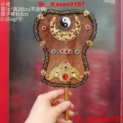 【超級嚴選】扇子拜鬥法器日月扇子棕櫚材質擺