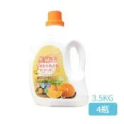 【熊麻吉】抗菌去汙洗衣精-橘子油+小蘇打3500g(4入組)