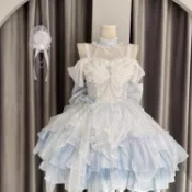 love1236667 天鵝湖公主千金禮服lolita蝴蝶蘿莉塔成人禮蓬蓬裙生日