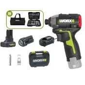 【WORX 威克士】12V 160Nm 電動起子機 WU132X.5(衝擊起子  衝擊鑽 衝擊電鑽 無刷鋰電衝擊起子機 4.0電池)