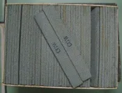 【庫存出清】 中國砂輪模具油石．鐵工油石．砂條 100*13*3mm(GC120)