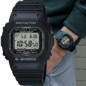 【CASIO 卡西歐】G-SHOCK 經典方形電波時計太陽能電子錶 手錶 學生錶 送禮 禮物 推薦(GW-5000U-1)