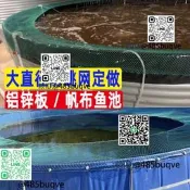 帆布魚池防跳網養殖魚池防跳網罩蝦塘防逃網兩頭通1釐米網罩定做