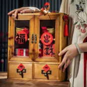 🔥免運🔥 新年必備 新年禮盒空盒2026包裝盒年貨禮品盒手提送禮過年春節高檔創意定製 新年禮物 禮盒 創意擺件