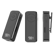 【Nil】M06 領夾式TF插卡藍牙接收器 3.5mm通話轉換器 藍牙5.3 AUX音頻耳機適配器 電腦電視音響發射器