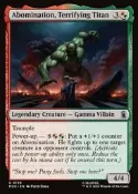 【CMG】[2606 MSH 198] 英文 Abomination, Terrifying Titan 