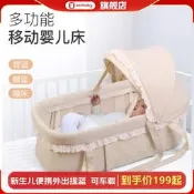 【現貨速發】seebaby聖得貝嬰兒提籃外出可攜式可平躺睡籃新生兒寶寶出院手提