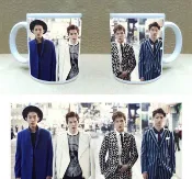 現貨！！CNBLUE 馬克杯 咖啡杯 水杯 杯子，鄭容和 李宗泫 姜敏赫 李正信 周邊 應援。A款