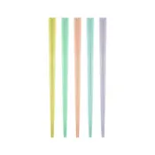 (店+)【PERFECT 理想】六角合金筷子24cm五雙入餐廳筷露營筷