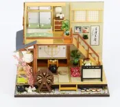 大旺小鋪:DIY小屋 輕井澤的林間假期 袖珍屋娃娃屋材料包 現貨在台北當天寄 賣場上百款小屋可選 生日母親節畢業禮物