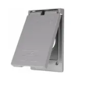 美國 EATON COOPER S993 大電流及防鬆插座 單聯 直立式 金屬 鋁製 防水蓋板