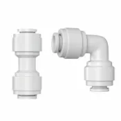 淨水器接頭 2分 免卡扣 直通頭 2分 快接 彎頭 L型 快速接頭 PE管對接 快接頭 塑膠接頭【1380】123便利屋