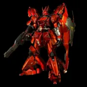 [需預約］（完成品）現貨 萬代 RG 1/144 沙薩比 MSN-04 SAZABI 特殊鍍膜 金屬色 電鍍 PB
