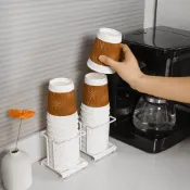 (店+)【上手家居】立式杯架(紙杯架/取杯架/紙杯杯架/紙杯收納架/衛生杯架)