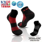 襪子買3送1/買5送2(贈品隨機勿下單)-排汗王~X-MAX~台灣製造-襪子-冰感竹纖襪~男款~涼感~工作襪~