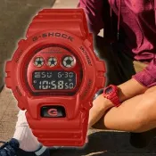 【CASIO 卡西歐】6900 系列 街頭潮流運動數位錶  50mm(DW-6900RRB-4)