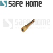 3.5mm母 轉 6.3mm公 三環音源轉接頭，雙頭鍍金高品質，適用麥克風/電腦 CA2501