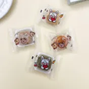 🌈在臺出貨🌈月餅包裝袋透明雪花酥牛軋糖曲奇餅乾袋阿膠糕烘焙可愛卡通小包裝