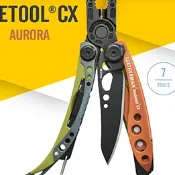 【LED Lifeway】LEATHERMAN SKELETOOL CX 工具鉗/歐若拉 (未附尼龍套) #833552