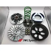 YCR CNC JBUBU 115 125 前後組 普利盤組 3D碗公 輕量化 抗抖動 賽車級離合器   完美配重全組直