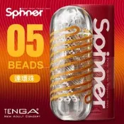高潮武器~日本TENGA．連環珠迴轉旋吸飛機杯-BEADS 05*SPINNER