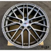 全新鋁圈 EC 英國品牌 RSV VFF107 19吋 5孔114.3 5孔108 5孔112 5孔120 灰底+髮絲面