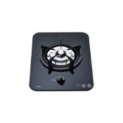 (店+)【喜特麗】JT-GC111A 單口玻璃檯面爐 (含基本安裝)｜檯面爐｜可併爐｜黑玻｜小空間適用｜鑄鐵爐架｜銅合金爐頭｜瓦斯爐｜