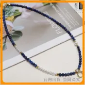 *免運*天然青石項鍊夏日清新 吊墜 掛繩 短款小號串珠鎖骨鏈女 泰國 佛牌 鏈日系 佛牌項鏈 唐卡項鏈