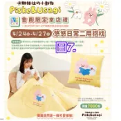 《我愛查理》💕附發票 夢時代 卡娜赫拉 來店禮 抱枕 二用抱枕 悠悠日常二用抱枕 抱枕毯 毛毯 毯子 保暖毯 暖暖毯