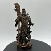 【下殺價】銅器關二爺關公神像春秋擺件銅像關平周倉武財神小號關聖帝君關羽