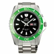 大高雄鐘錶城 Orient 東方錶(FEM75003B)經典潛水機械腕錶/黑面綠框44.5mm｜樂天領券現折★全館特惠中★指定刷卡回饋10%