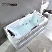 愛家生活館 {可打統編 超低價}亞克力沖浪浴缸小戶型成人浴缸恒溫保溫網紅獨立式按摩家用浴缸