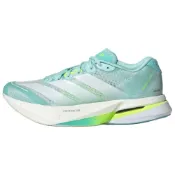 (店+)【adidas 愛迪達】JS4957 adidas Adizero Boston 13 舒適百搭 織物 低幫 休閒長跑短跑跑步鞋 女款 綠色 愛迪達女鞋 運動鞋女 女鞋