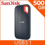 ＊鼎強數位館＊SanDisk E60 500GB 行動固態硬碟,USB3.1 Type C + A 通用(公司貨)