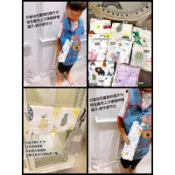 Miya1814[兒童用品]六層紗泡泡紗布方巾/寶寶口水巾/手帕/洗臉巾~幼兒園必備