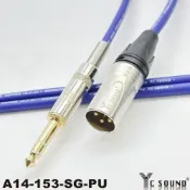 (店+)【YC Sound】200公分2米 七種色線 銅桿 平衡公頭 轉 6.3mm XLR公 6.35 TRS 立體 XLR公 6.5mm 平衡線 平衡線 卡農線 PA外場 監聽喇叭線 麥克風線 平衡式訊號線 監聽線 監聽喇叭線