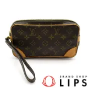 【DOKODEMO】路易威登 Marly Dragonne PM M51827 Monogram 女士手拿包
ブラウン（已使用）
