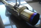 賓川 八代喜美 SI 砲管型白鐵尾段  SPOON樣式 N1
