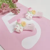 【康是美官方網購】童-花花兔兔壓夾2入