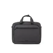 【Samsonite RED】CANISS 時尚商務大容量多夾層背提兩用筆電公事包/手提包/電腦包15吋(黑色)