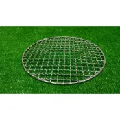 MIT 長野鈑金社 「圓形烤網 25cm」適用 岩谷 網燒達人烤盤 304 不銹鋼 烤網 烤肉網