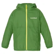 ├登山樂┤日本 Mont-Bell Wind Blast Jkt幼童連帽風衣綠 # 1103357GN