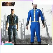 Fallout4輻射4 男/女主人公 奈特 諾拉cosplay服裝/76士兵外套