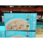 ♡快速出貨♡Costco好市多 粥易 珠貝鱸魚粥 金目鱸魚粥 鱸魚海鮮粥 400克/6包 #238305