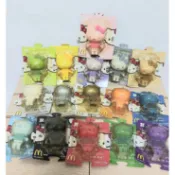【彩虹積木凱蒂貓吊卡】2006麥當勞｜麥當勞復古玩具 Hello Kitty彩虹積木｜彩虹kitty 整組收藏★舊潮★
