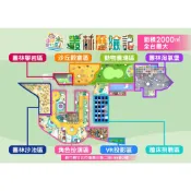 追風奇幻島竹北旗艦店【叢林歷險記】親子票1大1小使用 票券 門票