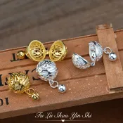 協貿國際日用品生活5館 S925純銀花千骨同款鈴鐺掛墜 可打開宮鈴香囊球吊墜 手鏈項鏈配件