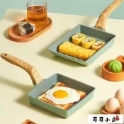 鍋具　瑞士玉子燒鍋厚蛋燒煎鍋麥飯石平底鍋不粘鍋家用煎蛋鍋早餐煎餅鍋