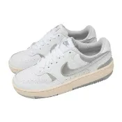 【NIKE 耐吉】休閒鞋 W Gamma Force 女鞋 白 皮革 厚底 增高 運動鞋 HQ1674-100