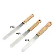 (店+)【CHILI】台灣製 CHILI 多功能彈性刮抹刀木柄不鏽鋼抹刀蛋糕抹刀奶油抹刀矽利康刮刀抹刀烘焙抹刀蛋糕脫模刀白鐵膏刀批刀藥膏刀